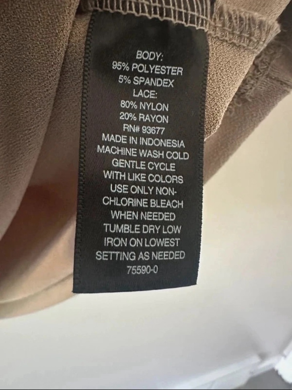 Worthington Petite Lace Sleeve Blouse Bundle – PL & PXL Black/Taupe - Picture 12 of 12